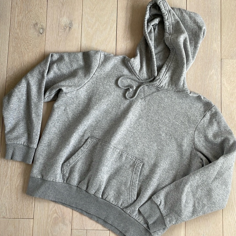 H&M gray hooded sweatshirt